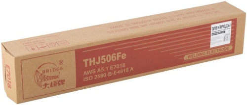 Электрод THJ506Fe "Bridge" для углеродистых и низколегированных сталей 4.0ммх400мм (коробка 5.0кг) ВRIDGE 81780 фото 3