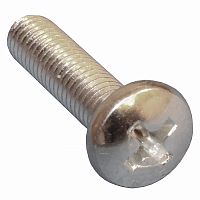 Винт стальной оцинкованный с полукруглой головкой RUICHI DIN7985, М2х16 мм, шлиц крестовой типа Ph (Pz) | код 111065 | Ruichi