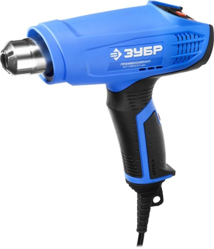 Технический фен Зубр ФТ-П2000 М2Д 2000Вт темп.80-600С | код 1086084 | ЗУБР