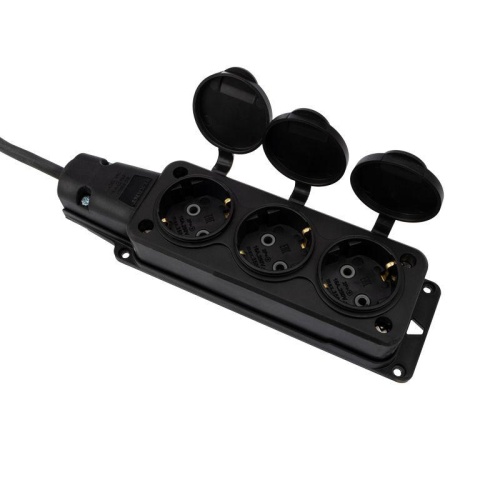 Удлинитель-шнур КГ 3х1.5, 30 м, 3 гнезда, морозостойкий, с/з, 16 А, 3500 Вт, IP44 REXANT | код 11-7076 | REXANT фото 4