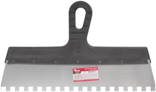 Шпатель фасадный зубчатый 350мм/зуб 10мм нерж. КУРС 06615 фото 3