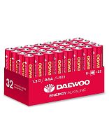 Элемент питания алкалиновый AAA/LR03 1.5В Energy Alkaline 2021 Pack-32 (уп.32шт) | код 5030084 | DAEWOO