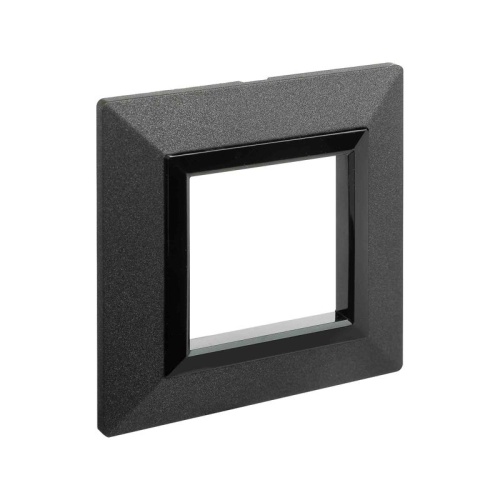 Рамка из металла, ''Avanti'', темно-серый, 2 модуля | код 4403852 | DKC фото 2