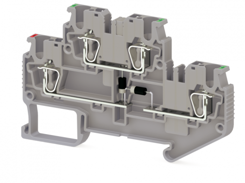 311 489, Пружинная клемма серии SRD 2,5-F2D-B (Серый) | код 0.0.0.3.11489 | KLEMSAN 311 489, Пружинная клемма серии SRD 2,5-F2D-B (Серый) | код 0.0.0.3.11489 | KLEMSAN