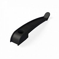 Держатель круглого кабеля односторонний для прямого монтажа на 8 мест в гофроящике черный (200 шт/кор) Промрукав | код PR13.0491 | ПРОМРУКАВ