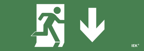 Этикетка самокл. 280х100мм Фигура/стр. вниз IEK | код LPC10-1-28-10-FNIZ | IEK