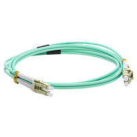 Патч-корд оптический LANMASTER, дуплексный, LC/PC-LC/PC, OM3, LSZH, 2.0 м | код LAN-2LC-2LC/OM3-2.0 | LANMASTER