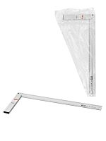 Угольник столярный 500 мм алюминиевый, усиленный, облегченная рукоятка, Рубин TDM | код SQ1018-0515 | TDM