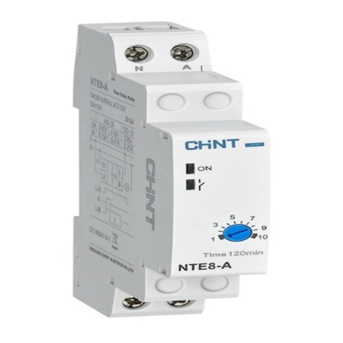 Реле времени NTE8-120A (задержка времени выключения) 12-120с, 1НО, АС3230В (R)(CHINT) | код 258347 | CHINT