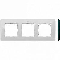 Рамка 3 поста 82 DETAIL, аквамарин | код. 8200630-202 | Simon