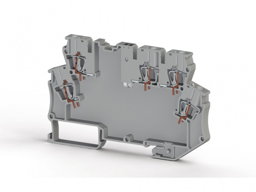 327 069, Клемма для самостоятельной сборки схемы из электронных компонентов, 2 входа, 3 выхода, 4 мм.кв., (серый), MDB 5 | код 0.0.0.3.27069 | KLEMSAN 327 069, Клемма для самостоятельной сборки схемы из электронных компонентов, 2 входа, 3 выхода, 4 мм.кв., (серый), MDB 5 | код 0.0.0.3.27069 | KLEMSAN