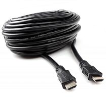 Кабель HDMI Cablexpert CC-HDMI4L-15M, 15м, v2.0, 19M/19M, серия Light, черный, позол.разъемы, экран, пакет | код CC-HDMI4L-15M | Cablexpert