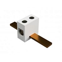 Клеммная колодка, керамическая, для установки на шину 3х10 мм, Тип 1038 C, 1 полюс, без защиты провода, максимальное сечение провода: 16 мм кв., номинальные характеристики: 400 V 76 A серия Appliance | код 30.400.1675.0 | Wieland