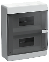 UNION Compact Корпус пласт. ЩРН-П-18 IP41 черн. пр. дв. IEK | код UIC-KP12-N-18-41-K01 | IEK