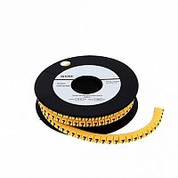 Маркер-кабельный 4,0кв.мм A (к-500ед) (ЕС-2) | код. plc-KM-4-A | EKF