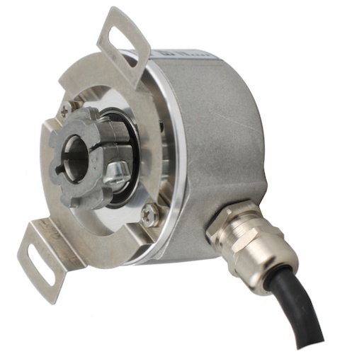 Инкрементальный энкодер D=50мм, полый вал 8мм, 1000 имп/об, 5…30VDC, выход TTL/HTL с инверсией, IP54, -20…+85°C, радиальный кабель 2м | код EIP 50HO 8630V1000-R2 | INNOCONT