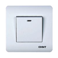 2-позиционный выключатель с LED-подсветкой 10А 250В (CHINT) | код 715380 | CHINT