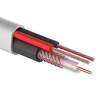 Кабель КВК-В-2+2x0,50 мм кв (Cu/CCA) (96) белый (бухта 200 м) PROconnect | код 01-4216 | PROCONNECT