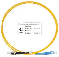 Cabeus FOP(s)-9-SC-ST-7m Шнур оптический simplex SC-ST 9/125 sm 7м LSZH | код 8379c | Cabeus