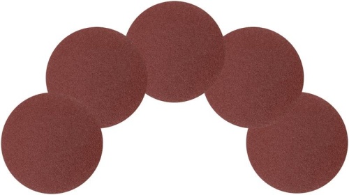 Круг шлифовальный сплошные (липучка) алюм./оксид 150мм (уп.5шт) Р 60 FIT 39803 фото 5