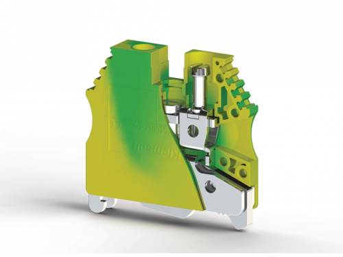341 050, Клеммник на DIN-рейку (MR32/ MR35), 35 мм.кв., (земля), AVK 35T RD/NM Серия V0 | код 0.0.0.3.41050 | KLEMSAN 341 050, Клеммник на DIN-рейку (MR32/ MR35), 35 мм.кв., (земля), AVK 35T RD/NM Серия V0 | код 0.0.0.3.41050 | KLEMSAN