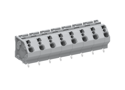 245402 Клемма угловая MCS, 2 конт., шаг 10.0мм, сер., шт | код 245402 | SUPU