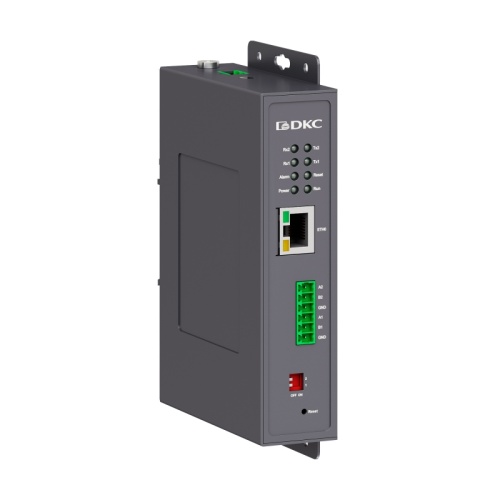 Промышленный преобразователь протоколов и интерфейсов, 1?10/100Base-T(X) портов RJ45, 2?RS-485, 12-48В DC | код N3000-1T2D-485-P3 | DKC