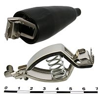 Зажим-крокодил RUICHI 8-0049 black | код 70339 | Ruichi