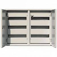 Распределительный шкаф ЩРН, 90 мод., IP31, навесной, сталь, серая дверь | код. 30209DEK | DEKraft