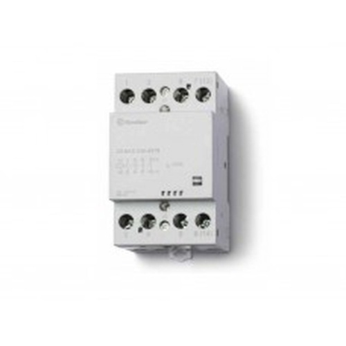 Контактор модульный 40А 2NO+2NC катушка 230В AC/DC механический индикатор (22.44.0.230.4610) | код 224402304610 | FINDER