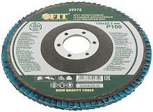 Круг лепестковый торцевой циркониевый плоский, 125 мм P 100 | код 39975 | FIT