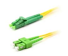 Патч-корд оптический LANMASTER, LSZH, дуплексный, LC/APC-SC/APC, SM OS2, 1.5 м | код LAN-2LC-2SC/SA-1.5 | LANMASTER