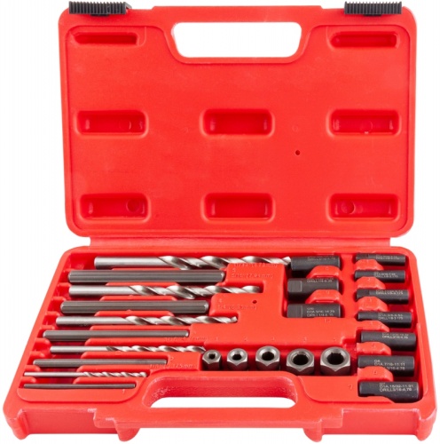 SES25 Набор экстракторов поврежденного крепежа, 25 предметов | код SES25 | Thorvik SES25 Набор экстракторов поврежденного крепежа, 25 предметов | код SES25 | Thorvik