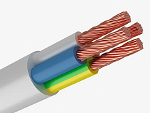 Провод ПВС 4х1,5 ГОСТ (на катушке 50м), белый TDM | код SQ0118-0410 | РЭМЗ ТМ