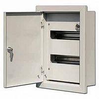 Распределительный шкаф ЩРВ 24 мод., IP31, встраиваемый, сталь, серая дверь | код. 30102DEK | DEKraft