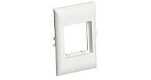 Рамка для встраиваемого оборудования 45х45х9 мм для РКК-100х60 и 100х40 (белый) | код СПР-2-М | RUVinil