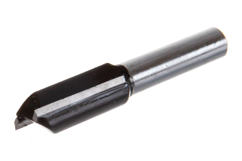 Фреза пазовая прямая с двойным лезвием, DxHxL = 12 х 25 х 58 мм | код 36641 | FIT