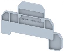Концевая пластина для клемм, серая TEP2.5-2T+E-GREY | код 3911030000 | Elmex