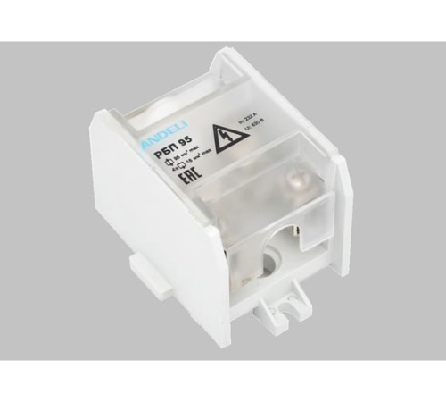 Распределительный блок проходной РБП-95 (1х95 - 4х16 мм2) 232/100А (ANDELI) | код ADL16-400 | ANDELI