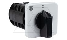 Переключатель BS 16 69K U, 4P, 20A, тип 1-2 (90°), 4NO на 1_2, без перемычек, на дверь, фронт IP40 | код EAC602561R | Rade Koncar