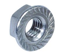 Гайка DIN6923 шестигранная оцинкованная С фланцем М8 (35 шт) - пакет Tech-Krep | код 141609 | Tech-KREP