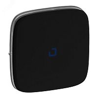 Valena ALLURE Лицевая панель выключателя с индикацией Антрацит | код 755088 | Legrand