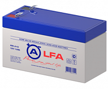 FB1.2-12 Аккумуляторная батарея систем охраны и пожарной безопасности, напряжение: 12В, ёмкость: 1,2Ач, клеммы типа: F1, Размеры ДШВ: 97х43х57мм, вес: 0,48кг. | код FB1.2-12 | LFA