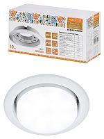 Светильник встраиваемый СВ 01-08 GX53 220 В 50 Гц, белый, 10 шт/уп, Народный | код SQ0359-0104 | TDM НАРОДНЫЙ