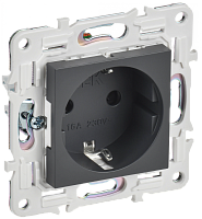 SKANDY Роз. с з/к/ш 16А SK-R04T титан IEK | код SK-R14-16-K48 | IEK