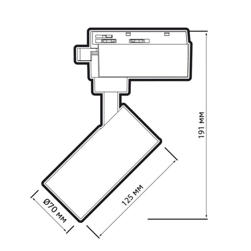 Светильник светодиодный трековый TRB 0724 24Вт 4000К 24град. WH IP40 1ф Pro JazzWay 5066250 фото 6 Светильник светодиодный трековый TRB 0724 24Вт 4000К 24град. WH IP40 1ф Pro JazzWay 5066250 фото 6