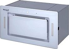 Вытяжка встраиваемая Weissgauff Aura 850 белый управление: кнопочное (1 мотор) | код 1390475 | WEISSGAUFF