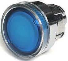 КМЕ 47ЛС синий IP66 ZB4BW6.66.BR Головка плоская стальная с возвратом с подсветкой, 22 мм | код ZB4BW6.66.BR | Briswik