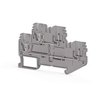 310 160, Четырехполюсная пружинно-зажимная клемма CTP 2,5-2F (бежевый) | код 0.0.0.3.10160 | KLEMSAN