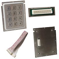 Клавиатура цифровая антивандальная влагозащищённая RUICHI RS010B-JP, нержавеющая сталь | код 113021 | Ruichi